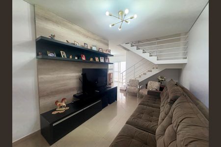 Sala de casa de condomínio à venda com 3 quartos, 153m² em Jardim Carolina, Jundiaí