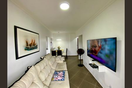 Sala de apartamento para alugar com 1 quarto, 82m² em Guilhermina, Praia Grande