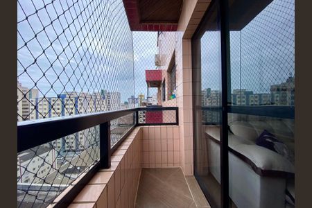 Sacada de apartamento para alugar com 1 quarto, 82m² em Guilhermina, Praia Grande