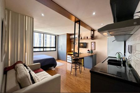 Sala/Quarto de apartamento para alugar com 1 quarto, 28m² em Centro, Rio de Janeiro