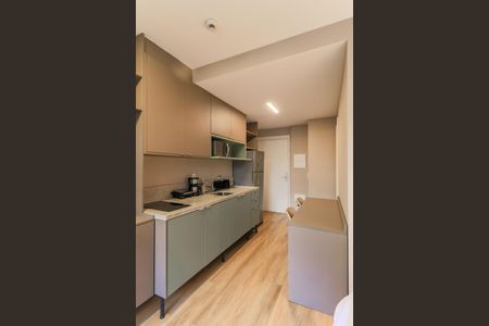 Studio para alugar com 33m², 1 quarto e sem vaga Studio para alugar com 33m², 1 quarto e sem vagaCozinha