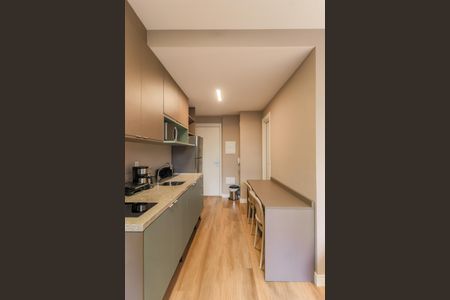 Studio para alugar com 33m², 1 quarto e sem vaga Studio para alugar com 33m², 1 quarto e sem vagaCozinha