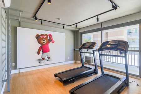 Studio para alugar com 33m², 1 quarto e sem vaga Studio para alugar com 33m², 1 quarto e sem vagaÁrea comum - Academia