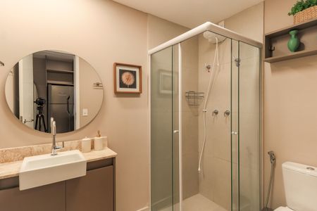 Studio para alugar com 33m², 1 quarto e sem vaga Studio para alugar com 33m², 1 quarto e sem vagaBanheiro