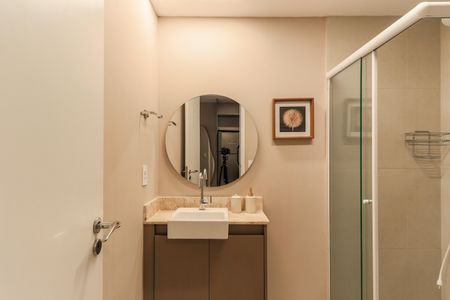 Studio para alugar com 33m², 1 quarto e sem vaga Studio para alugar com 33m², 1 quarto e sem vagaBanheiro