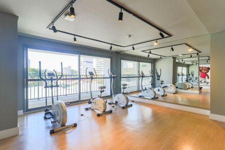 Studio para alugar com 33m², 1 quarto e sem vaga Studio para alugar com 33m², 1 quarto e sem vagaÁrea comum - Academia