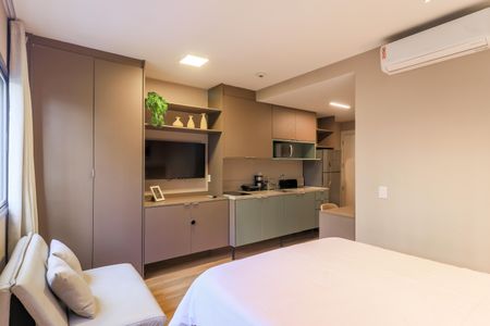 Studio de kitnet/studio para alugar com 1 quarto, 33m² em Jardim das Acacias, São Paulo