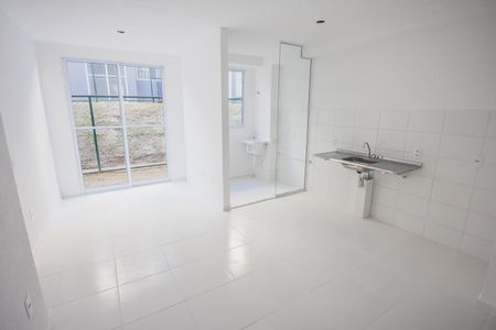 Sala/Cozinha de apartamento para alugar com 2 quartos, 40m² em Parque São Bento, Sorocaba