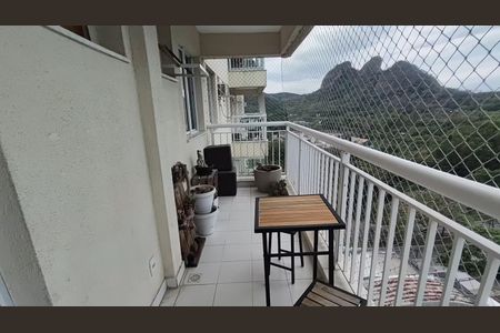 Varanda de apartamento à venda com 2 quartos, 62m² em Curicica, Rio de Janeiro