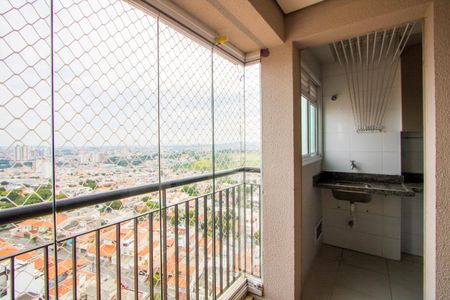 Apartamento à venda com 60m², 3 quartos e 2 vagasVaranda da sala