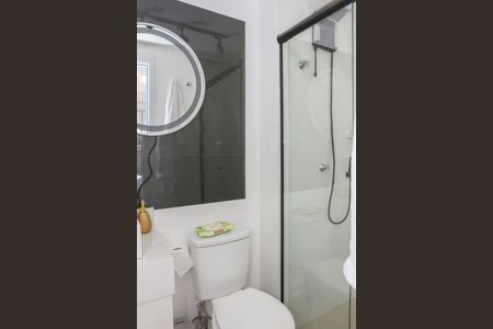 Apartamento para alugar com 27m², 1 quarto e sem vaga Apartamento para alugar com 27m², 1 quarto e sem vagaBanheiro da Suíte
