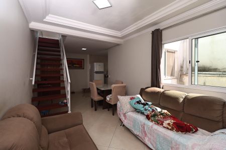 Sala de apartamento à venda com 2 quartos, 120m² em Vila Príncipe de Gales, Santo André