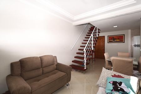 Sala de apartamento à venda com 2 quartos, 120m² em Vila Príncipe de Gales, Santo André