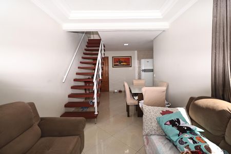 Sala de apartamento à venda com 2 quartos, 120m² em Vila Príncipe de Gales, Santo André