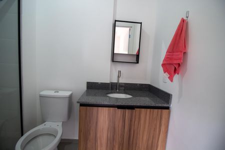 Banheiro da Suíte de apartamento para alugar com 1 quarto, 21m² em Vila Sonia, São Paulo