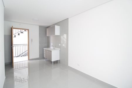 Sala / cozinha de apartamento à venda com 1 quarto, 28m² em Cupecê, São Paulo