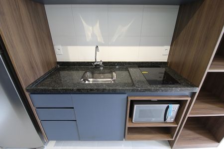 Cozinha de apartamento à venda com 1 quarto, 24m² em Vila Olímpia, São Paulo