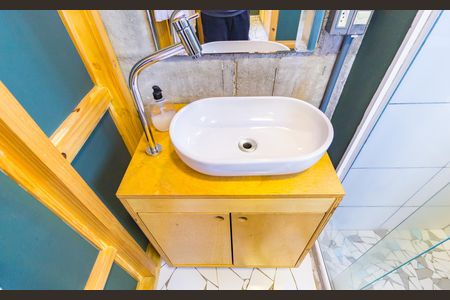 Studio à venda com 29m², 1 quarto e sem vaga Studio à venda com 29m², 1 quarto e sem vagaDetalhe - Banheiro
