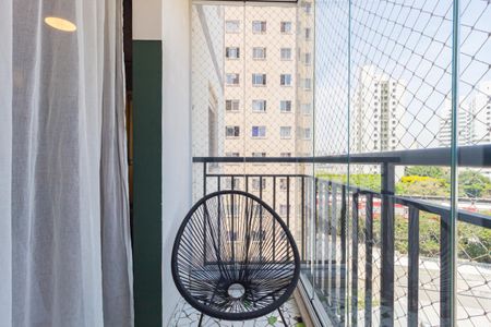 Varanda de kitnet/studio à venda com 1 quarto, 29m² em Brás, São Paulo