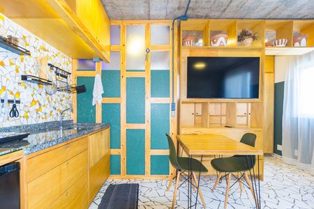 Studio à venda com 29m², 1 quarto e sem vaga Studio à venda com 29m², 1 quarto e sem vagaCozinha