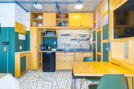 Studio à venda com 29m², 1 quarto e sem vaga Studio à venda com 29m², 1 quarto e sem vagaCozinha