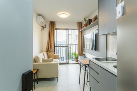 Sala de apartamento à venda com 1 quarto, 26m² em Vila Olímpia, São Paulo