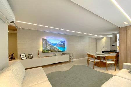 Sala de apartamento à venda com 3 quartos, 107m² em Santo Agostinho, Belo Horizonte