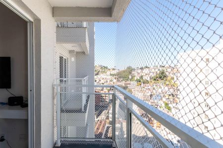 Varanda da Sala de apartamento para alugar com 2 quartos, 51m² em Santo Cristo, Rio de Janeiro
