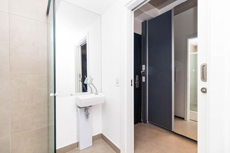 Studio para alugar com 24m², 1 quarto e sem vaga Studio para alugar com 24m², 1 quarto e sem vagaBanheiro