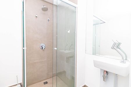 Studio para alugar com 24m², 1 quarto e sem vaga Studio para alugar com 24m², 1 quarto e sem vagaBanheiro