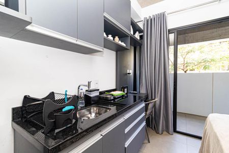 Studio para alugar com 24m², 1 quarto e sem vaga Studio para alugar com 24m², 1 quarto e sem vagaCozinha