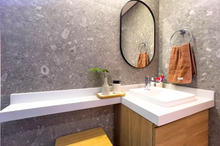 Apartamento à venda com 140m², 3 quartos e 2 vagasBanheiro do quarto 1