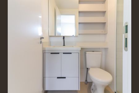Apartamento para alugar com 26m², 1 quarto e sem vagaBanheiro da Suíte