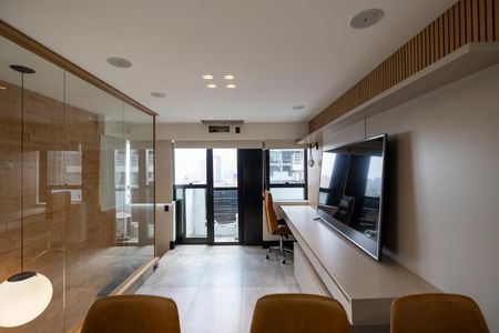 Sala de apartamento para alugar com 1 quarto, 50m² em Bethaville I, Barueri