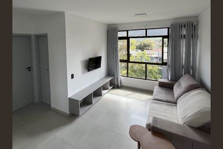 Sala de apartamento para alugar com 2 quartos, 69m² em Balneario Cidade Atlantica, Guarujá