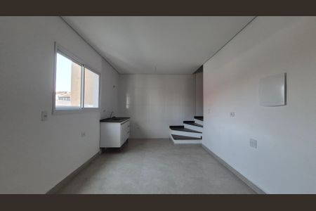 Sala de apartamento à venda com 2 quartos, 80m² em Vila Humaita, Santo André
