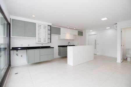 Ambientes Integrados (Sala, Cozinha e Área de Serviço) de apartamento para alugar com 1 quarto, 50m² em Vila Anglo Brasileira, São Paulo