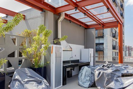 Apartamento à venda com 30m², 1 quarto e sem vaga Apartamento à venda com 30m², 1 quarto e sem vagaÁrea comum - Churrasqueira