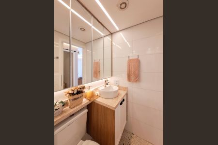 Apartamento à venda com 45m², 2 quartos e 1 vaga Apartamento à venda com 45m², 2 quartos e 1 vagaBanheiro