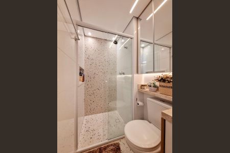 Banheiro de apartamento à venda com 2 quartos, 45m² em Vila Nova Cachoeirinha, São Paulo