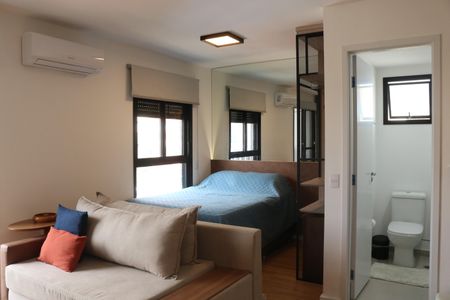Sala de apartamento para alugar com 1 quarto, 21m² em Perdizes, São Paulo