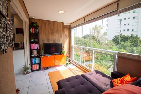 Varanda de apartamento à venda com 1 quarto, 48m² em Campo Belo, São Paulo