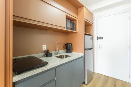 Studio à venda com 29m², 1 quarto e sem vaga Studio à venda com 29m², 1 quarto e sem vagaCozinha