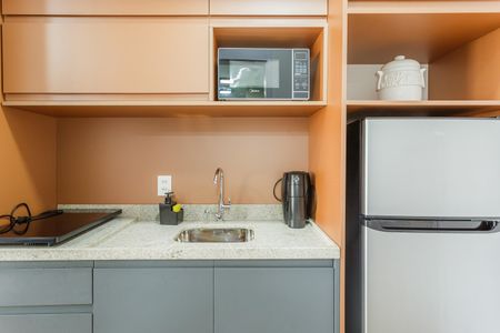 Studio à venda com 29m², 1 quarto e sem vaga Studio à venda com 29m², 1 quarto e sem vagaCozinha