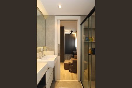 Apartamento para alugar com 110m², 2 quartos e 2 vagasBanheiro da Suíte 1