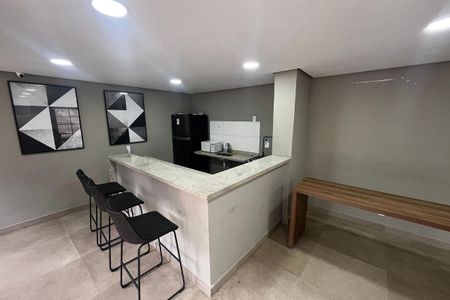Apartamento para alugar com 40m², 2 quartos e 1 vagaÁrea comum - Salão de festas