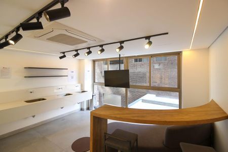Área comum - Lavanderia de kitnet/studio à venda com 1 quarto, 26m² em Pinheiros, São Paulo