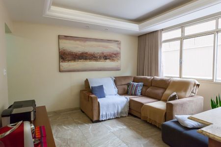 sala de apartamento à venda com 3 quartos, 102m² em Coração Eucarístico, Belo Horizonte