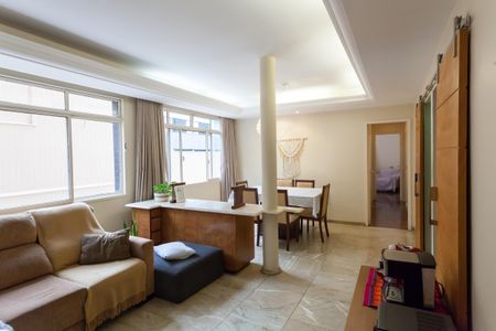 sala de apartamento à venda com 3 quartos, 102m² em Coração Eucarístico, Belo Horizonte