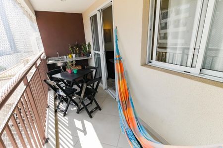 Varanda da Sala de apartamento para alugar com 3 quartos, 70m² em Vila Andrade, São Paulo